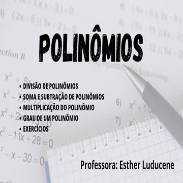 DivisãO De PolinôMios | PDF