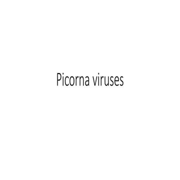 Picorna virus infection- Poliomyelitis.pptx