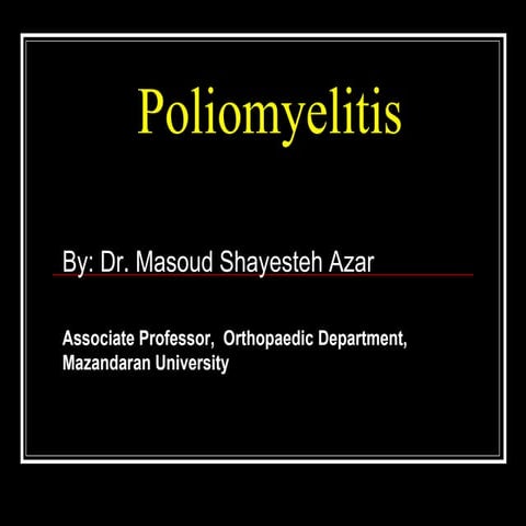 Poliomyelitis1