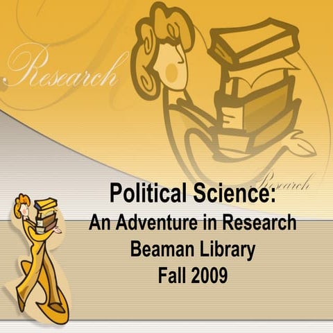 Polital Science Senior Seminar Fall2009