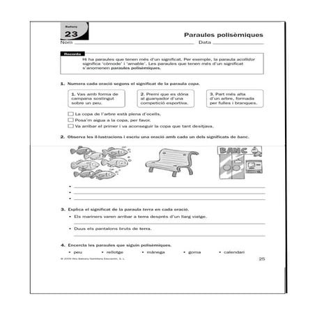 Paraules polisèmiques