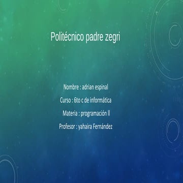 Politécnico padre zegri