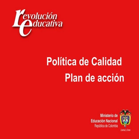 Politica de calidad