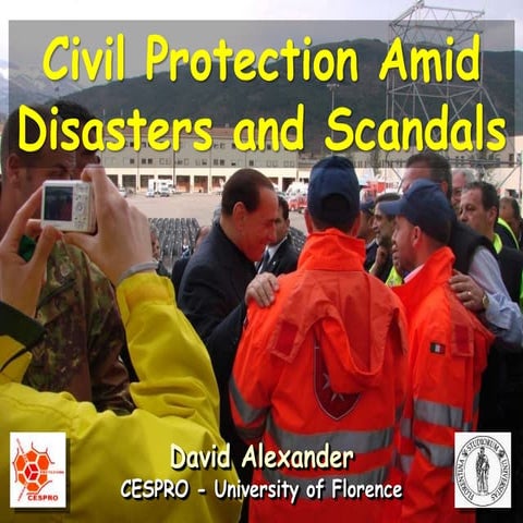 Politics of civil protection in Italy