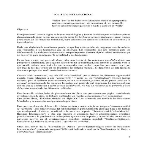 Política internacional pública