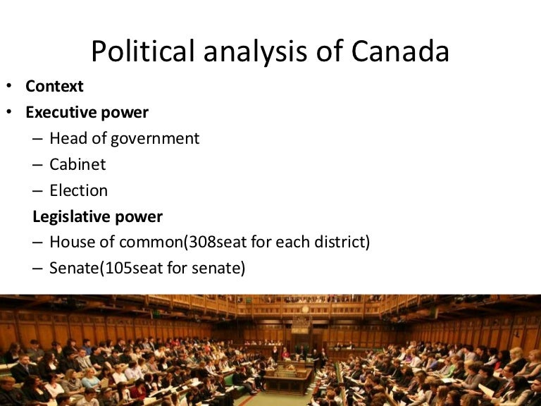 Political Analysis Of Canada