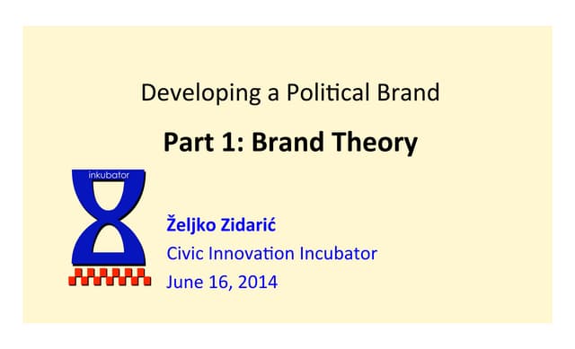 Brand Management in Politics