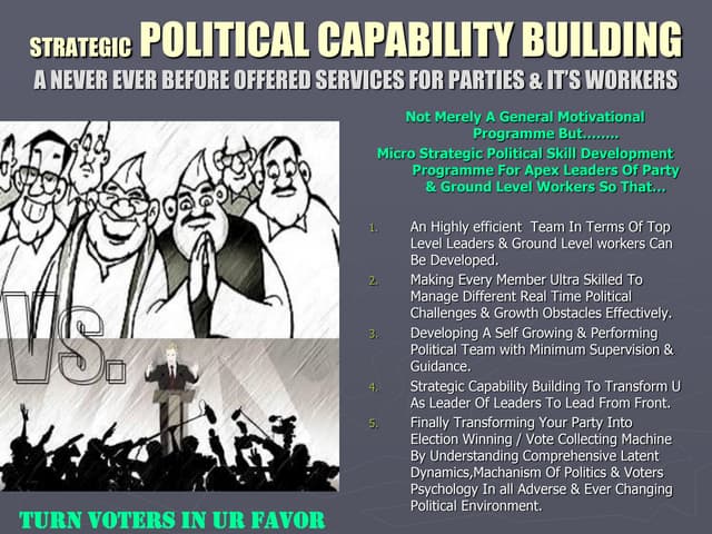 POLITICAL CAPABILITY BUILDING TRAINING 