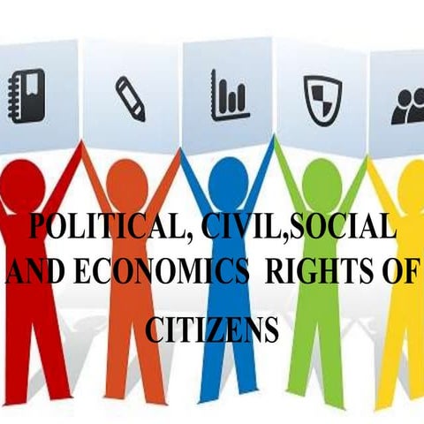 Political, civil,social and economics  rights of citizens