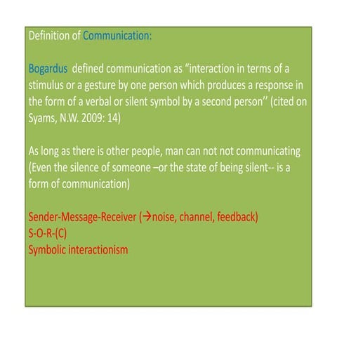 Political communication