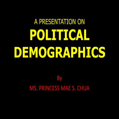 Political demographics