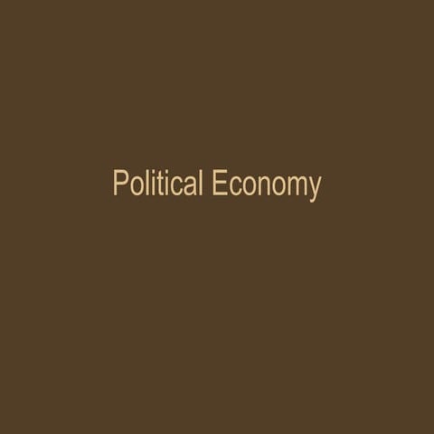 Political Economy