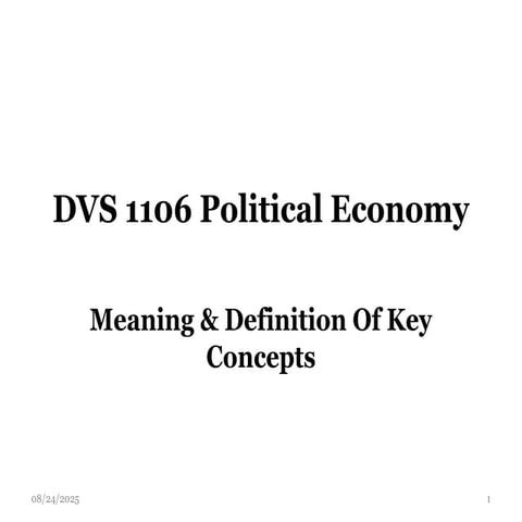 political economy meaning and importance.pptx