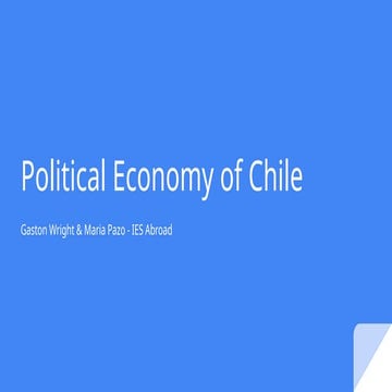 Political Economy of Chile: History, Structuralism, and Economic ...