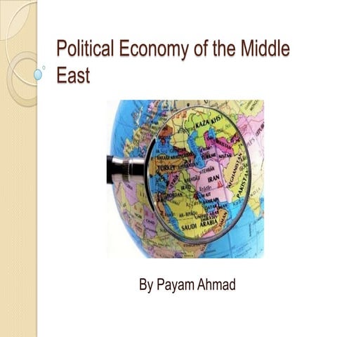 Political economy of the middle east
