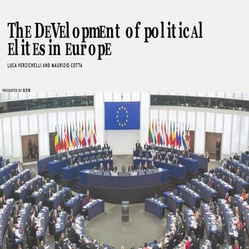 The Development of Political Elites in Europe