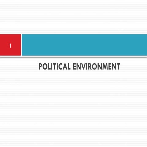 Political Environment in Nepal for business operations | PPTX