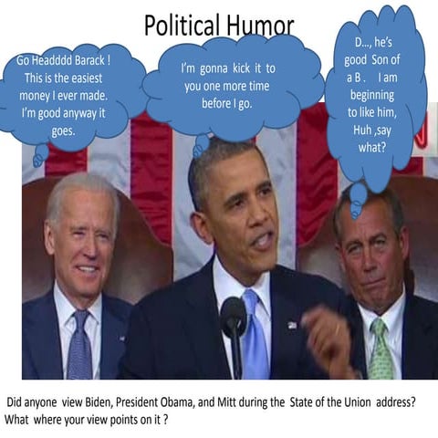 Political humor  state of the union