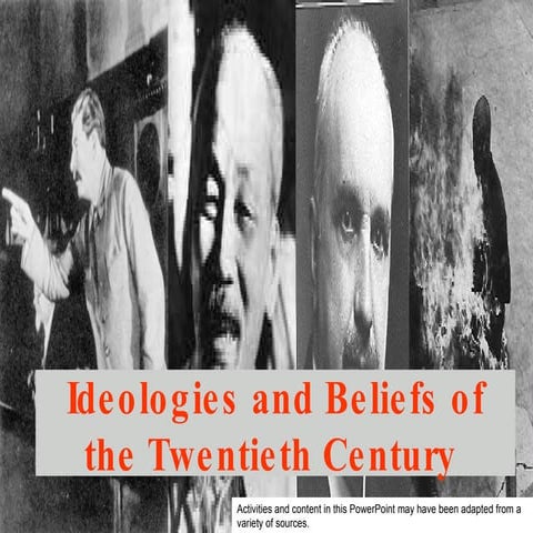 Political ideologies and beliefs