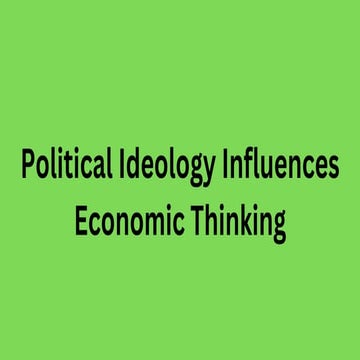 Political Ideology Influences Economic Thinking.pdf | Free Download