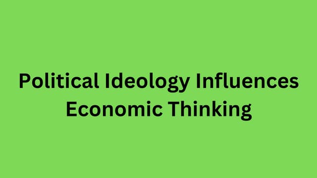 Political Ideology Influences Economic Thinking.pdf | Free Download