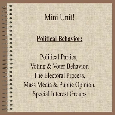 Political parties