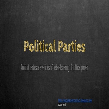 Political parties