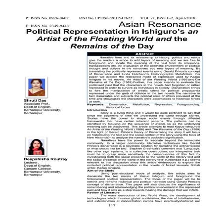 Political representation in_ishiguros_an