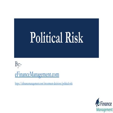 Political Risk
