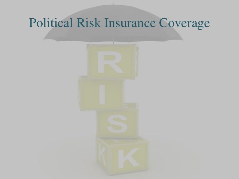 Political Risk Insurance Coverage