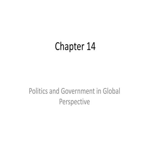 Political System, Final Version