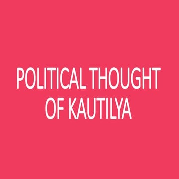POLITICAL THOUGHT OF KAUTILYA.pptx