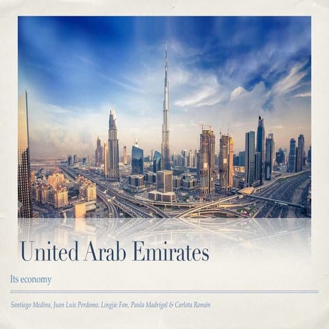 Economy in UAE | PDF