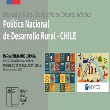 Politica nacional de desarrollo rural  -Chile