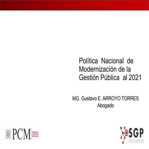 POLITICA NACIONAL DE MODERNIZACIÓN DE LA GESTIÓN PUBLICA.pptx