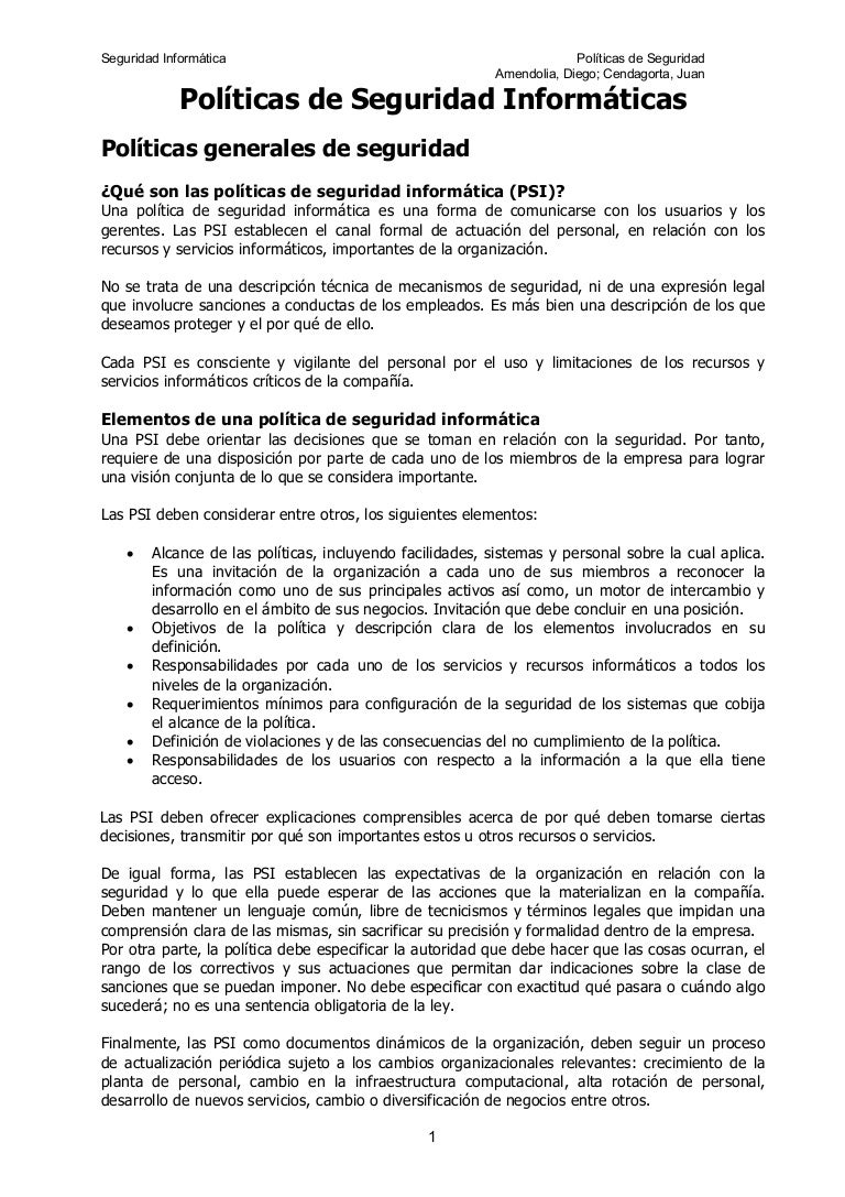 preguntas generales a una empresa politicas de seguridad preguntas generales a una empresa politicas de seguridad