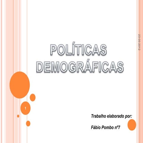 Politicas demográficas