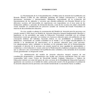 Politicas de retardo mental