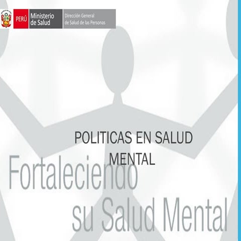 Políticas de Salud Mental 