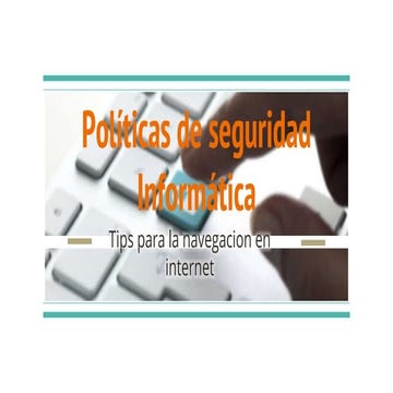 Politicas de seguridad informatica