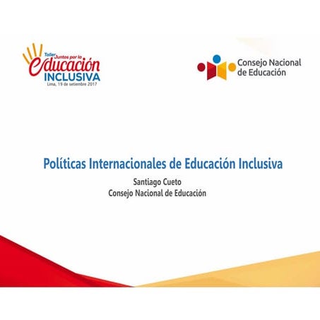historia educación inclusiva, linea de tiempo | PDF