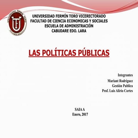 Politicas publicas mariant rodriguez