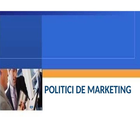 Politici de marketing