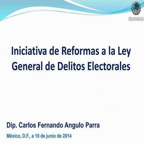Reforma Político Electoral_ Presentación Delitos Electorales
