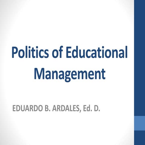Politics of Education