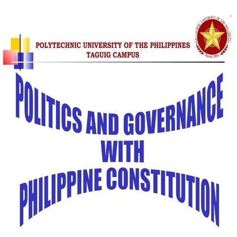 Politics And Governance With Phil. Constitution boa