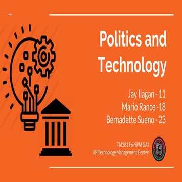Politics and technology presentation