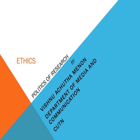 Politics of research