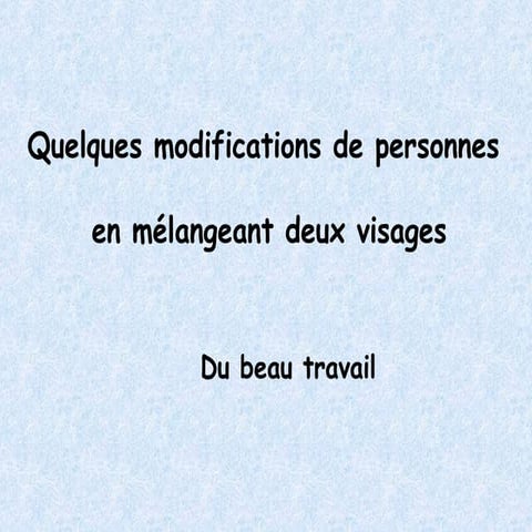 Politiques francais photos truquées