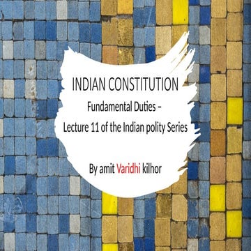 Polity11FundamentalDuties., fundamental rights ,